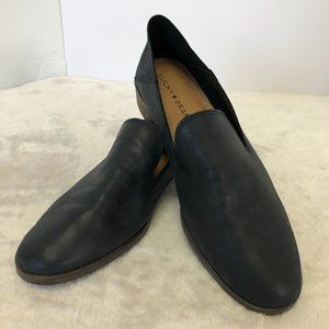 Lucky Brand Navy Cahill Leather Loafer Flat Slip On Dress Shoe Size 8.5